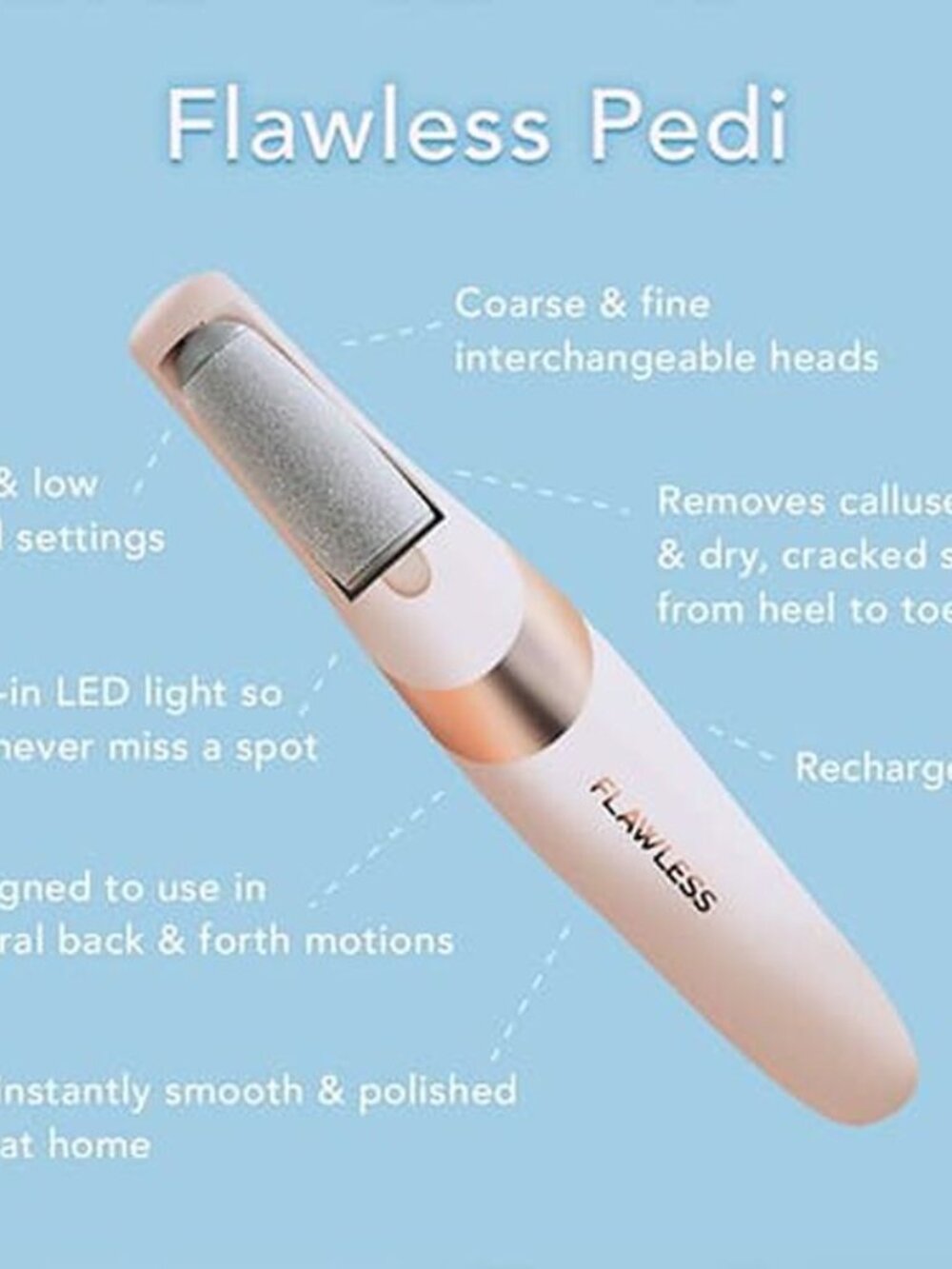 finishing touch flawless pedi electronic pedicure tool - Picture 4 of 4